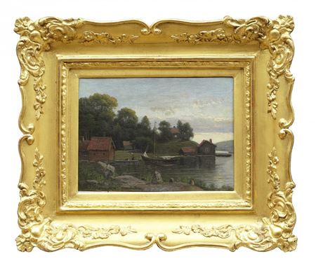 "Morgonstemining utsigt af. Furusund" by Carl August Fahlgren - Auction record, sale price, and art valuation. Compare with similar artists and explore comparable artworks.