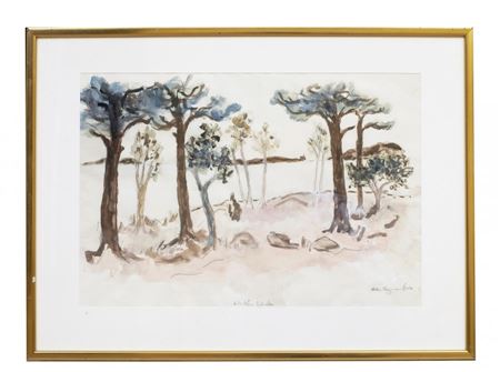 "Utsikt Sjösala" by Astri Bergman-Taube - Auction record, sale price, and art valuation. Compare with similar artists and explore comparable artworks.
