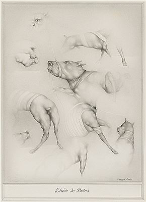 ETUDE DE BÊTES / SITZENDER MANN / OHNE TITEL UM 1975 (3) by Georges Bru - Auction record, sale price, and art valuation. Compare with similar artists and explore comparable artworks.