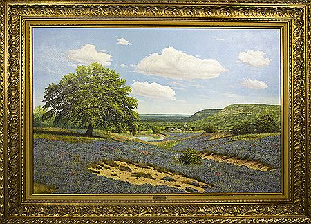 Sample artwork by Manuel Garza (Born 1940), known for landscape and wildlife paintings - View similar artists and auction records