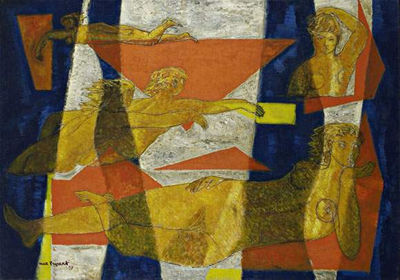 LES NAGEUSES , 1957