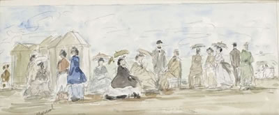 PERSONNAGES AU BORD DE MER