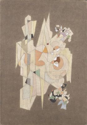 Sample artwork by Henri Nouveau (1901 - 1959), known for spiritual and expressionist movement in european art - View similar artists and auction records