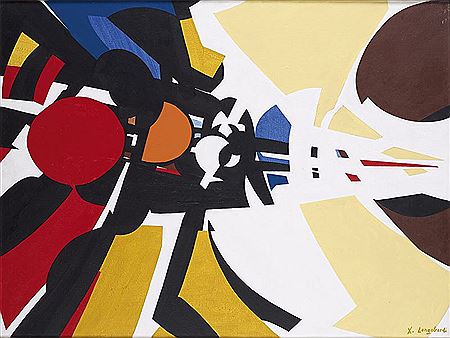 Sample artwork by Xavier Longobardi (1923 - 2010), known for painting - View similar artists and auction records