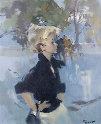 PARISIENNE AU BOIS by Pierre Grisot - Auction record, sale price, and art valuation. Compare with similar artists and explore comparable artworks.