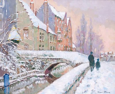 BRUGES SOUS LA NEIGE