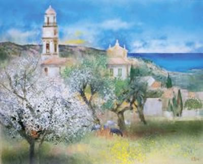 CORSE, LE PETIT VILLAGE DE CALENZANO