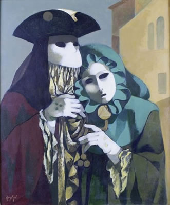 VENISE, LE COUPLE MASQUÉ