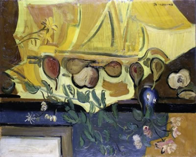 NATURE MORTE AUX POMMES ET AUX POIRES