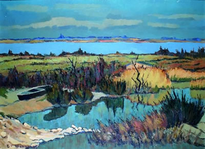 PAYSAGE DE LA CAMARGUE by Emile Mangenot - Auction record, sale price, and art valuation. Compare with similar artists and explore comparable artworks.