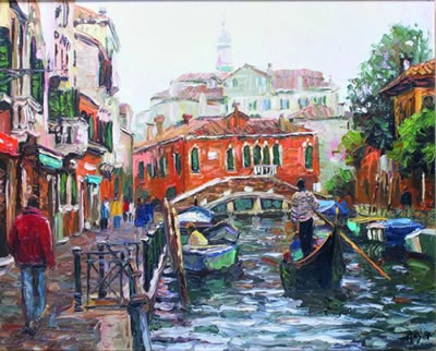 Sample artwork by Pascal Hayot (Born 1957), known for painting - View similar artists and auction records