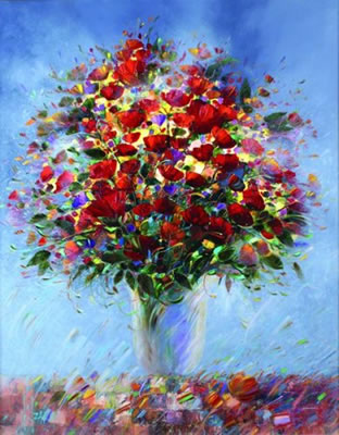 VASE DE COQUELICOTS