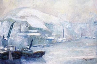 Sample artwork by Madelaine Hue (1882 - 1943), known for still life and landscape painting - View similar artists and auction records