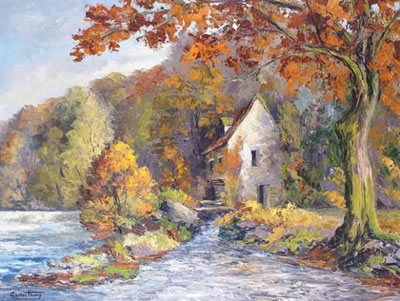 PAYSAGE D'AUTOMNE À CHAMPROY