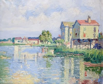 LE VILLAGE AU BORD DU FLEUVE