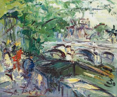 PARIS, LES BOUQUINISTES by Georges Berger - Auction record, sale price, and art valuation. Compare with similar artists and explore comparable artworks.