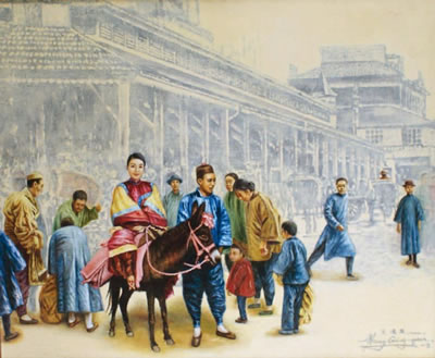 SHANGAI, LA VIEILLE VILLE by Qing Quan Wang - Auction record, sale price, and art valuation. Compare with similar artists and explore comparable artworks.
