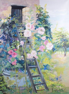 LES ROSES TRÉMIÈRES by Daniele Fuchs - Auction record, sale price, and art valuation. Compare with similar artists and explore comparable artworks.