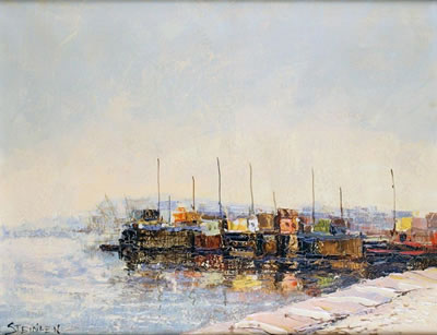 DUNKERQUE, LE PORT by Aime Daniel Steinlen - Auction record, sale price, and art valuation. Compare with similar artists and explore comparable artworks.