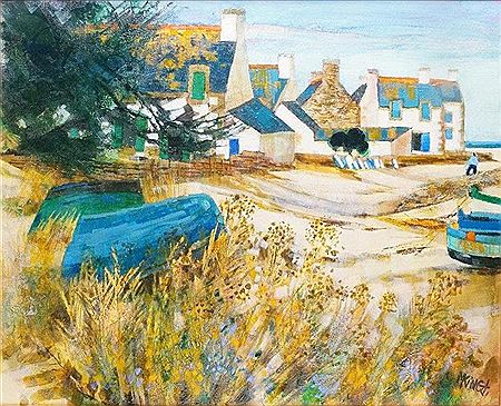 CANOTS DANS LES HERBES À LESCONIL