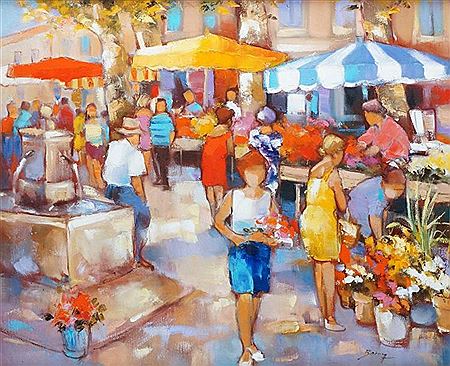 Sample artwork by Christian Baron (Born 1948), known for painting - View similar artists and auction records