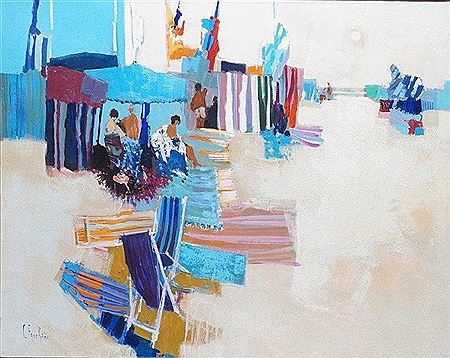 Sample artwork by Claude Fauchere (Born 1936), known for painting - View similar artists and auction records