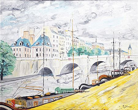 LE PONT NEUF by René James - Auction record, sale price, and art valuation. Compare with similar artists and explore comparable artworks.