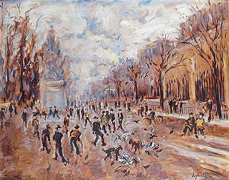 LE JARDIN DES TUILERIES by Sergio Telles - Auction record, sale price, and art valuation. Compare with similar artists and explore comparable artworks.