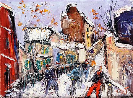 MONTMARTRE SOUS LA NEIGE