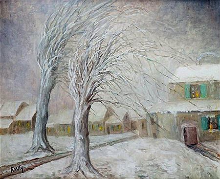 LES ARBRES SOUS LA NEIGE by Marie Madeleine de Rasky - Auction record, sale price, and art valuation. Compare with similar artists and explore comparable artworks.