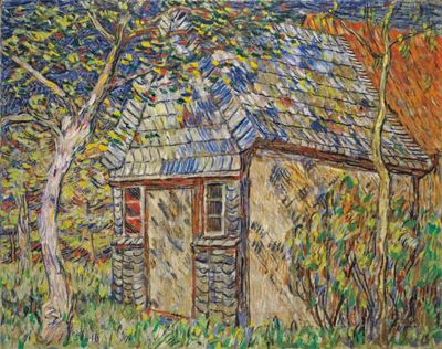 „GARTENHAUS UNTER BÄUMEN" by Christian Rohlfs - Auction record, sale price, and art valuation. Compare with similar artists and explore comparable artworks.