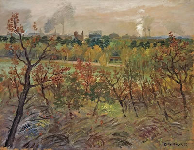„BERLINER STADTANSICHT (BLICK AUF GESUNDBRUNNEN)"