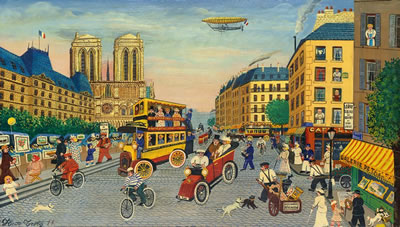 QUAI MALAQUAIS MIT BLICK AUF NOTREDAME