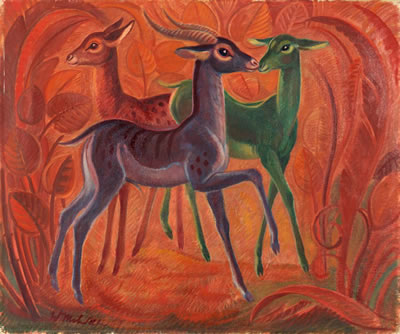 TIERE ZWISCHEN BLATTPFLANZEN by Willi Munch-Khe - Auction record, sale price, and art valuation. Compare with similar artists and explore comparable artworks.