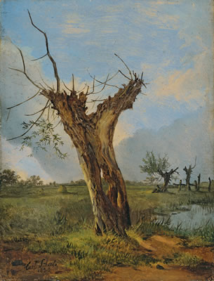 Sample artwork by Karl Friedrich Schulz (1796 - 1866), known for landscape, marine, military, and hunting scene painting - View similar artists and auction records