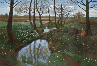 Sample artwork by Otto Modersohn (1865 - 1943), known for landscape painting - View similar artists and auction records
