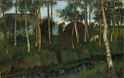 BIRKEN AM MOORKANAL