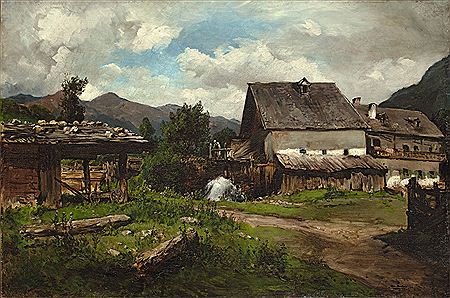 Gastein, Kirchbach mit Häusern by Albert Hertel - Auction record, sale price, and art valuation. Compare with similar artists and explore comparable artworks.