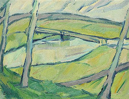 Flußlandschaft by Else Lohmann - Auction record, sale price, and art valuation. Compare with similar artists and explore comparable artworks.