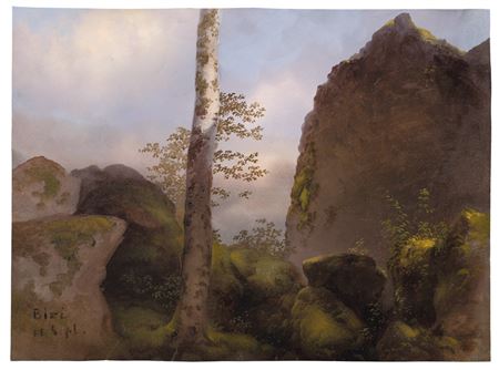 Baum zwischen Felsen by Jakob Hoffmann - Auction record, sale price, and art valuation. Compare with similar artists and explore comparable artworks.