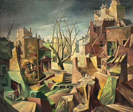 Surreale Stadtlandschaft (London)
