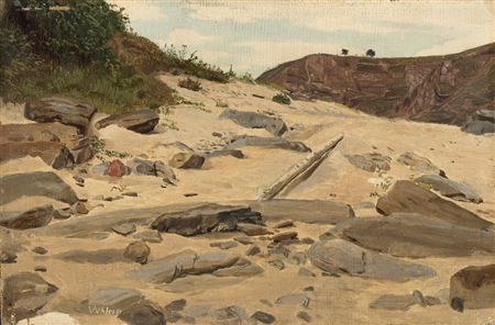 Sample artwork by Wilhelm Klein (1821 - 1897), known for portrait, figure, landscape and genre painting - View similar artists and auction records