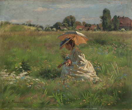 Sample artwork by Ernst Henseler (1852 - 1940), known for painting - View similar artists and auction records