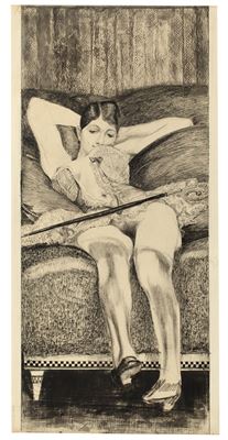 Sample artwork by Max Klinger (1857 - 1920), known for symbolist, romantic style painting, graphics - View similar artists and auction records