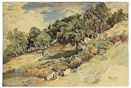 Landschaft bei Olevano