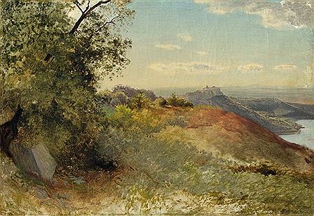 Blick zum Castel Gandolfo