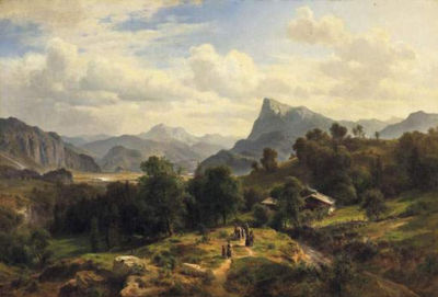 Sample artwork by Ludwig Georg Eduard Halauska (1827 - 1882), known for painting - View similar artists and auction records