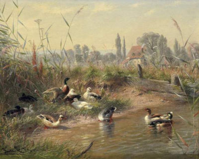 Sample artwork by Fritz Lange (1851 - 1922), known for painting - View similar artists and auction records