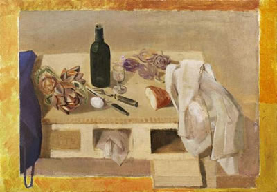 Still life with artichokes