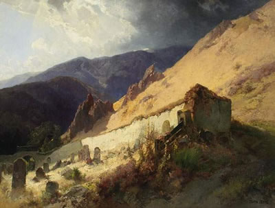 Old mountain cemetry